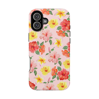 Pink Hibiscus Bloom iPhone Case