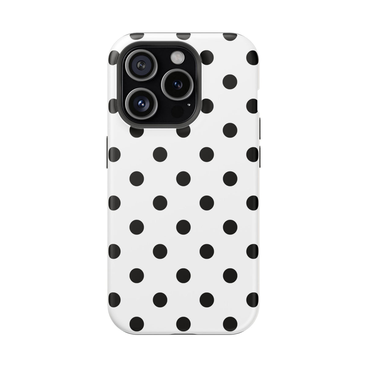 Black Polka Dots iPhone Case