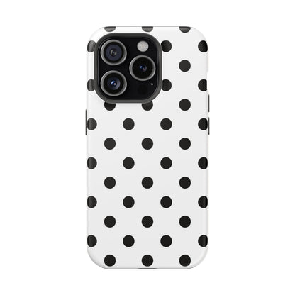 Black Polka Dots iPhone Case