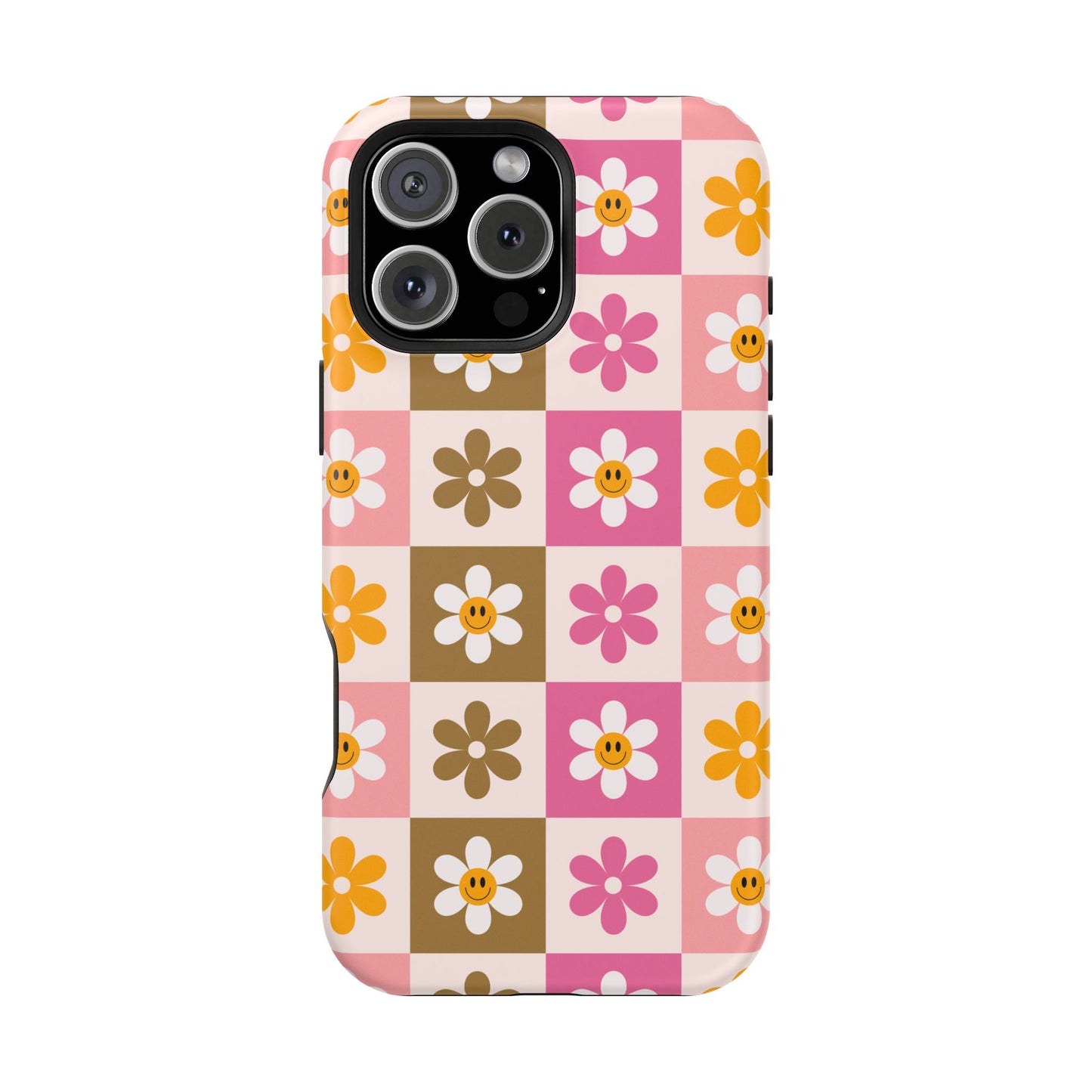 Smiley Flowers iPhone Case