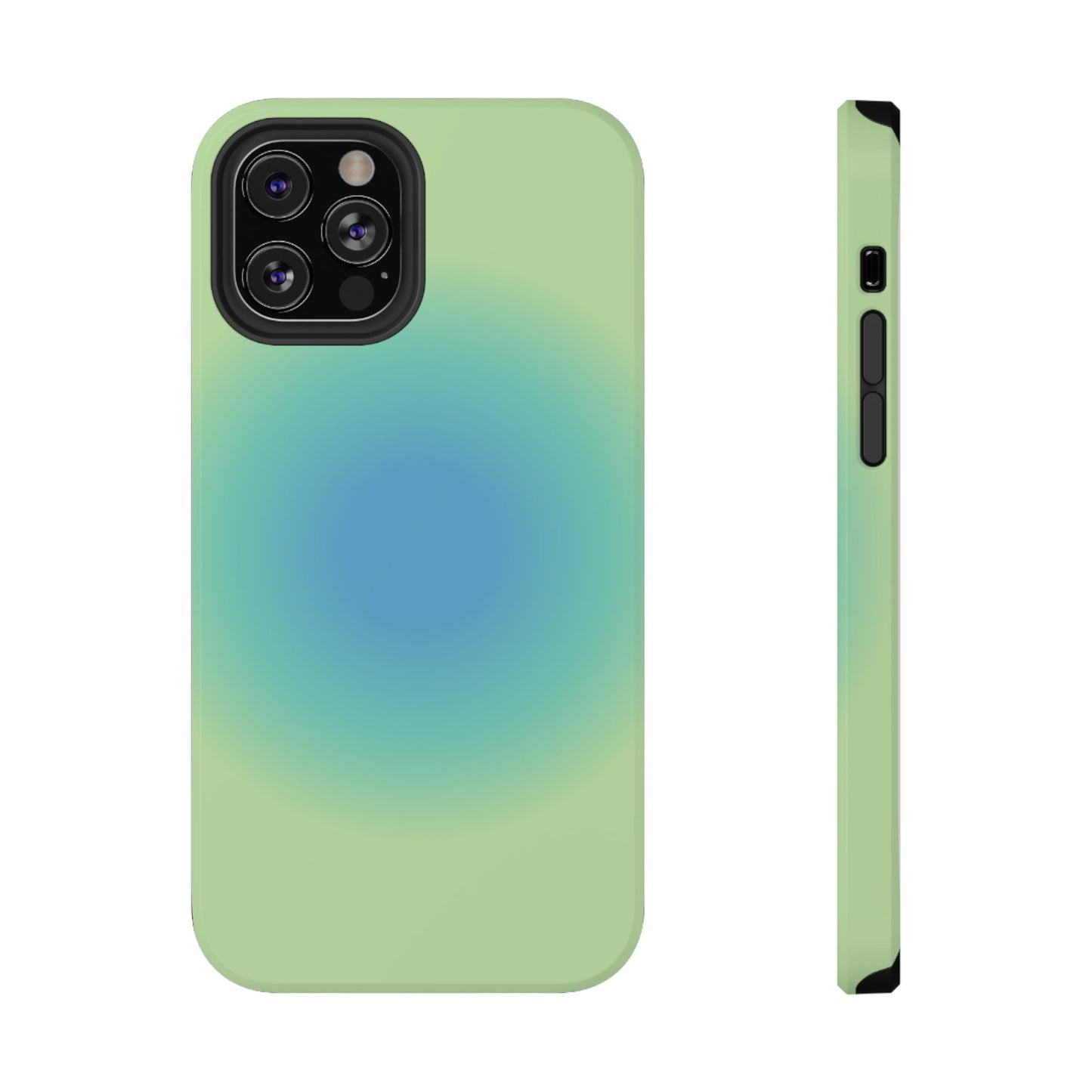 Blue & Green Aura iPhone Case
