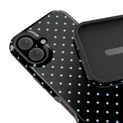 Blue Velvet Mini Dots iPhone Case