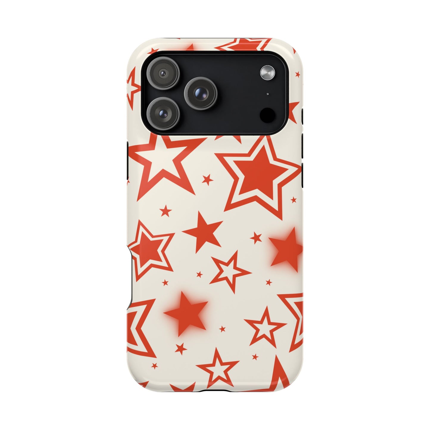 Red Stardust iPhone Case