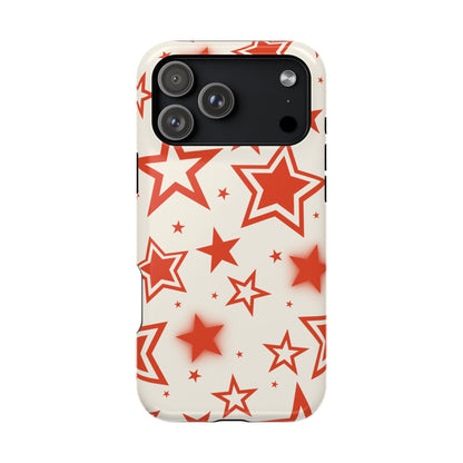 Red Stardust iPhone Case