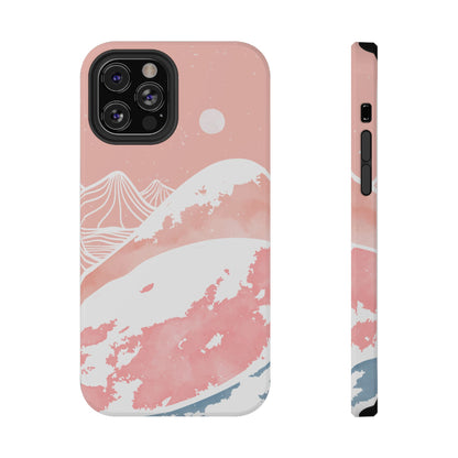 Pink Winter Night iPhone Case