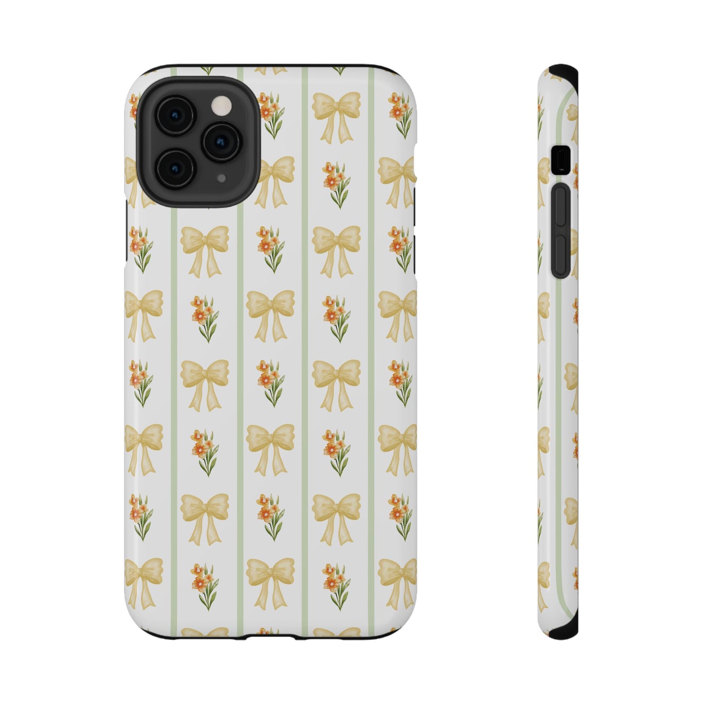 Yellow Bows iPhone Case