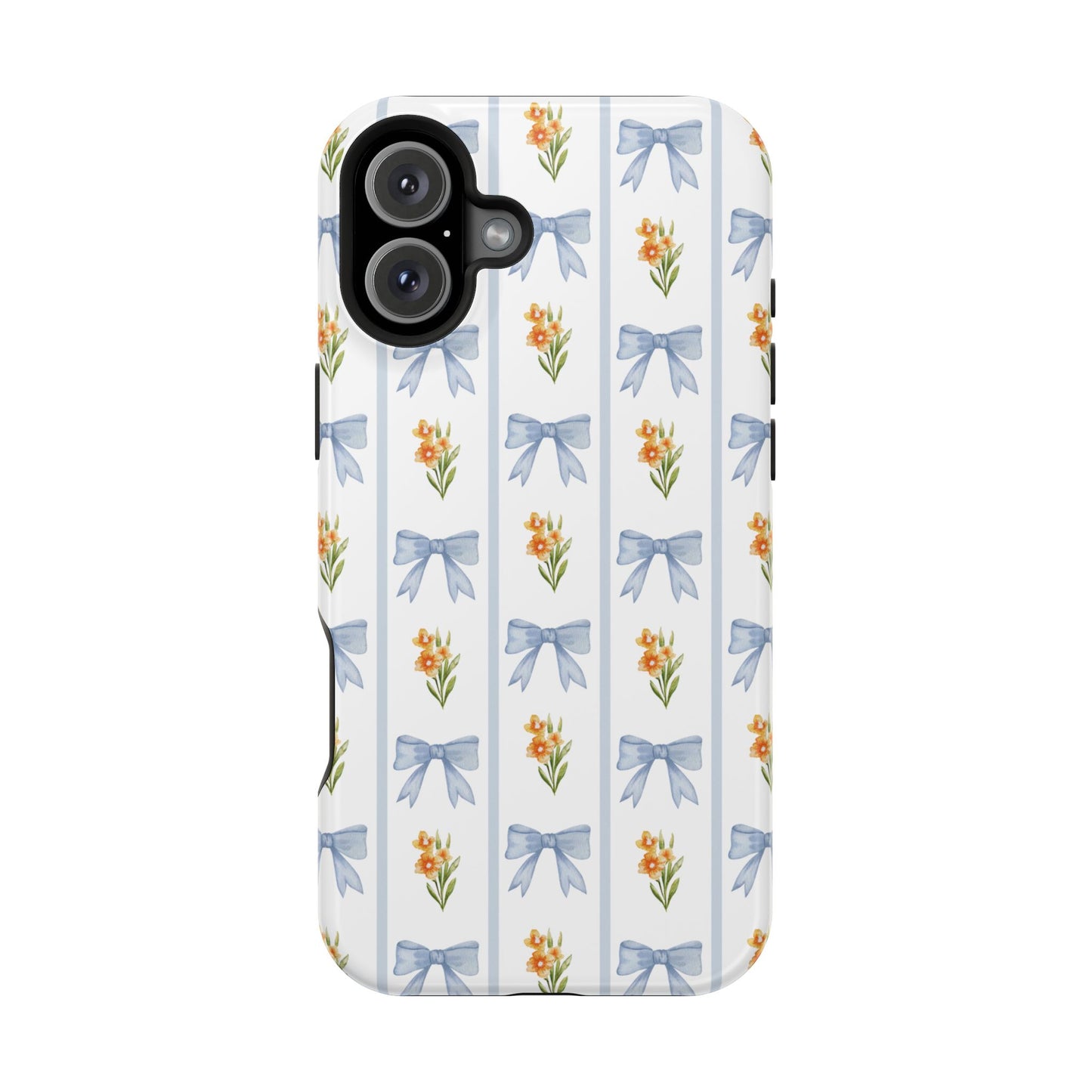 Blue Bows iPhone Case