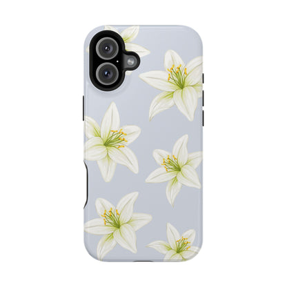 Blue Tiger Lily iPhone Case