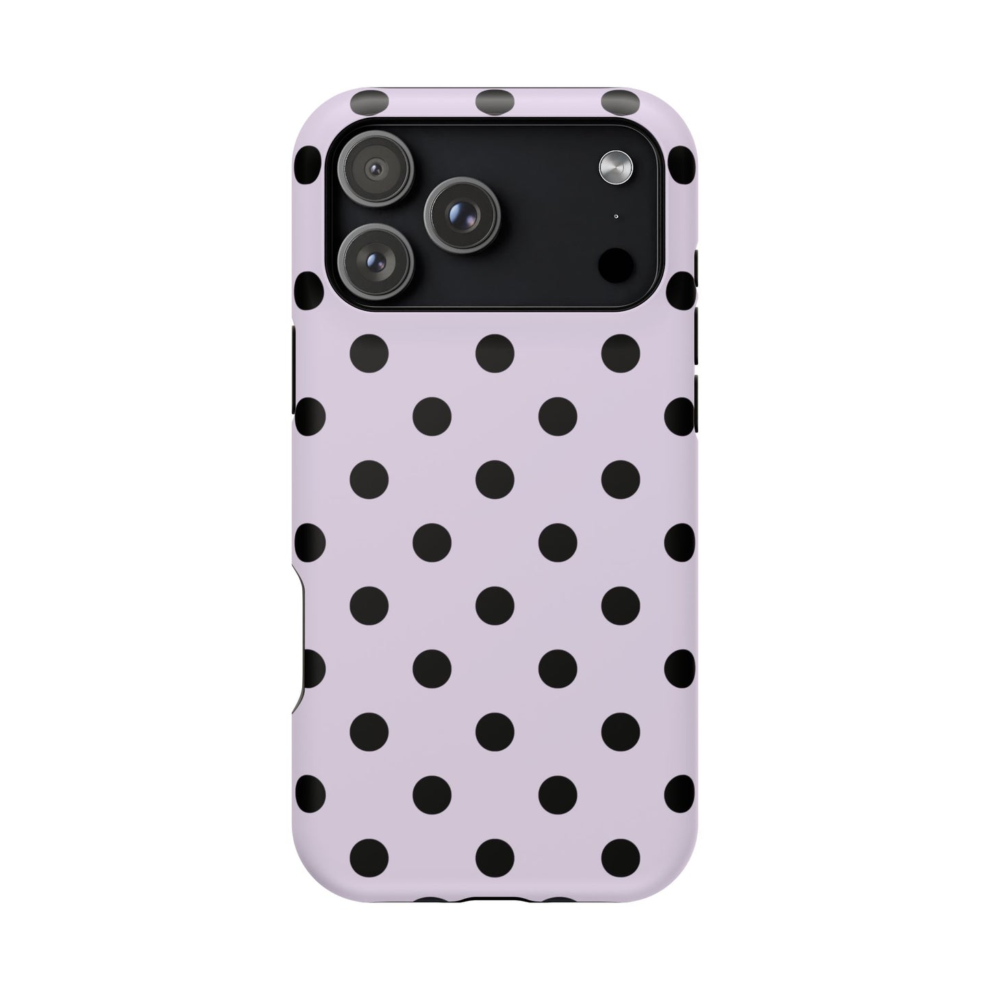 Lilac Polka Dots iPhone Case
