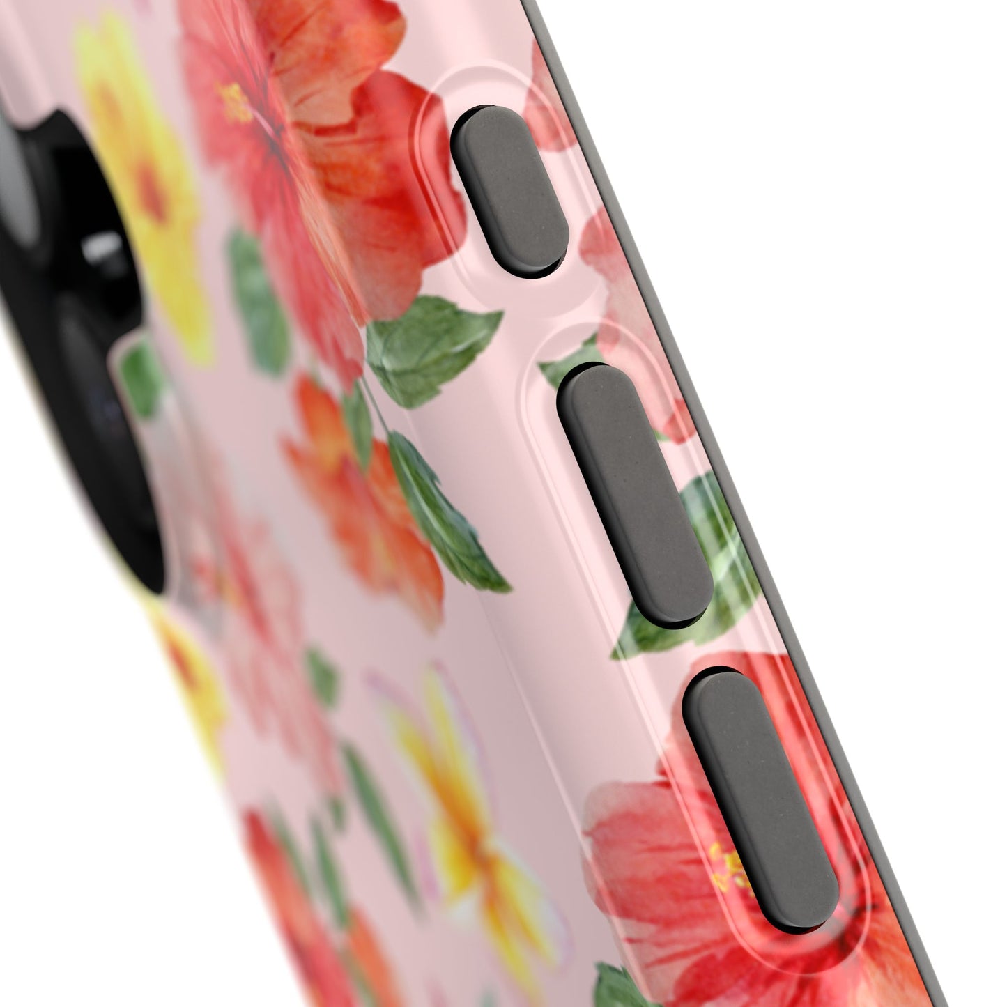 Pink Hibiscus Bloom iPhone Case