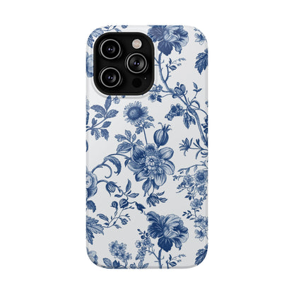French Navy Toile iPhone Case
