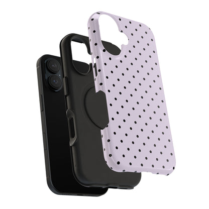 Lilac Mini Dots iPhone Case