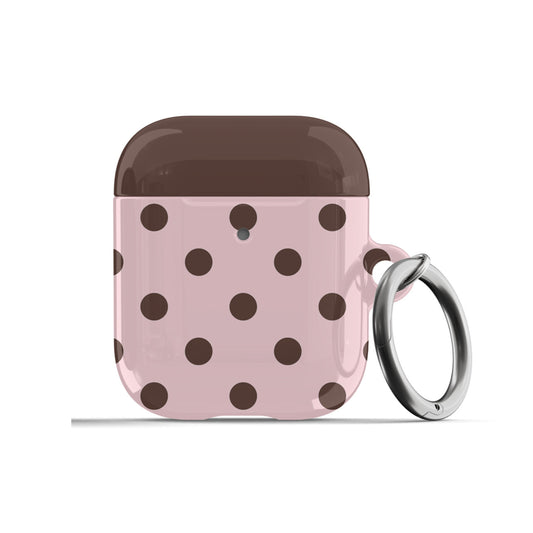 Pink Polka Dots AirPods Case
