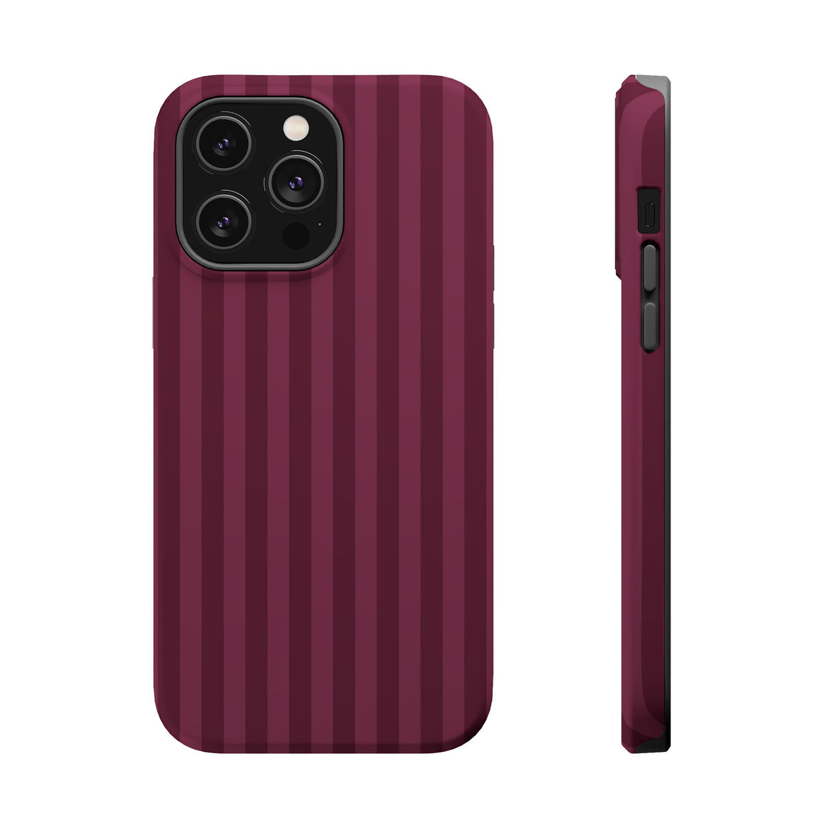 Plum Stripes iPhone Case