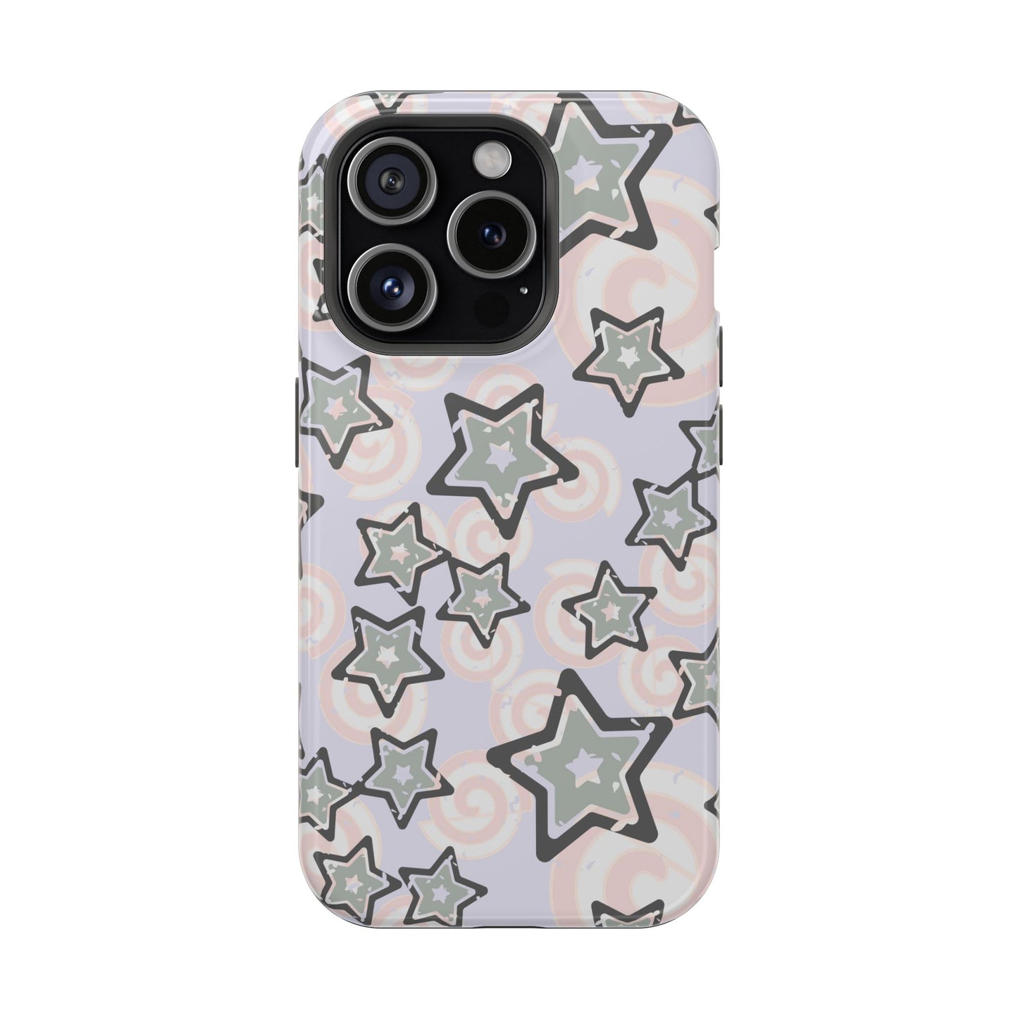 Y2K Gray Star iPhone Case
