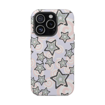 Y2K Gray Star iPhone Case