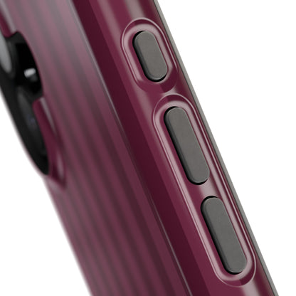 Plum Stripes iPhone Case