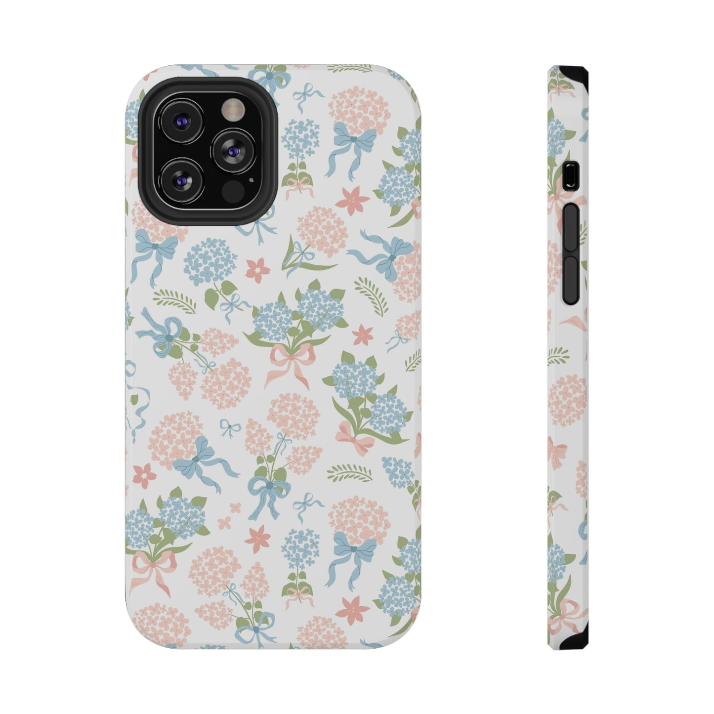 Hydrangea Bows iPhone Case