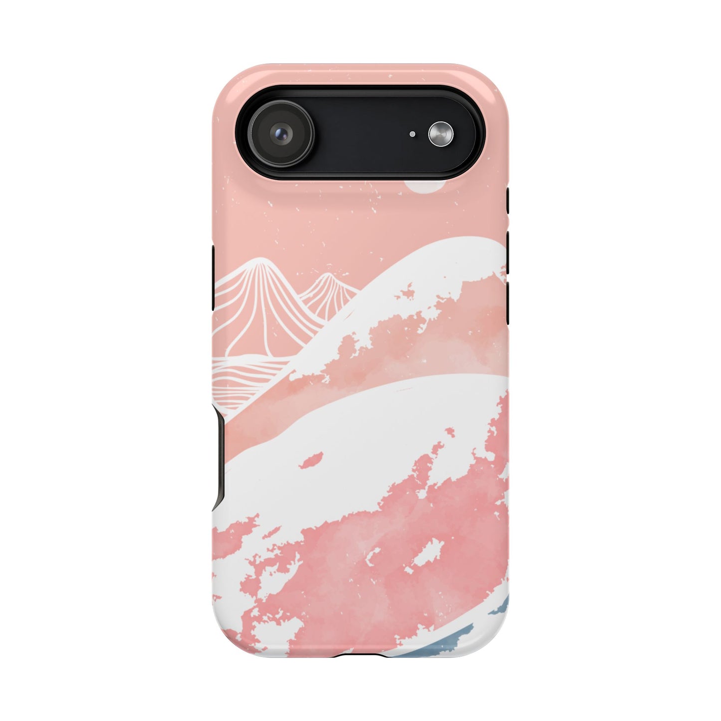 Pink Winter Night iPhone Case