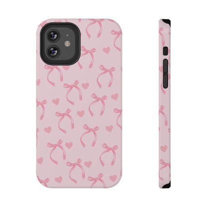 Bows & Hearts iPhone Case