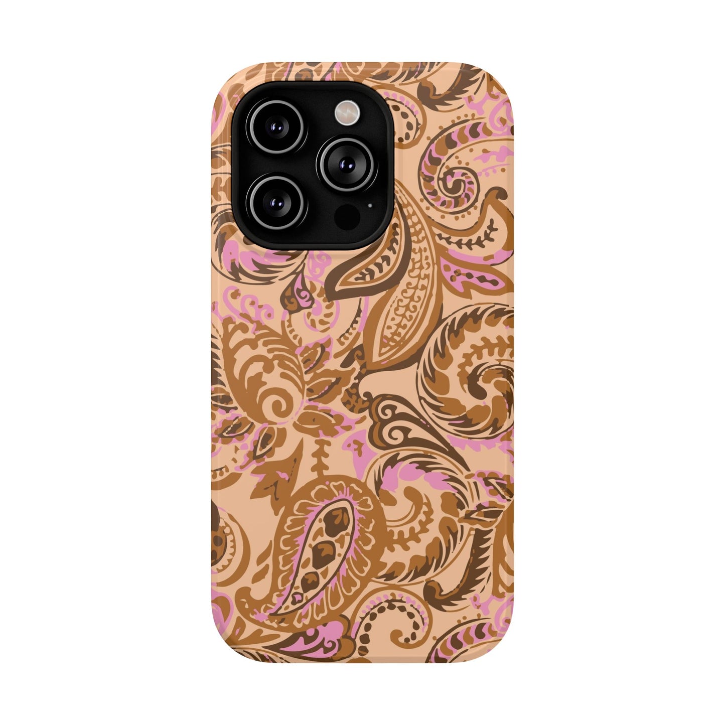 Honey Rose Paisley iPhone Case