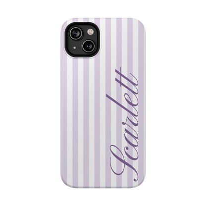 Personalized Lilac Beau iPhone Case