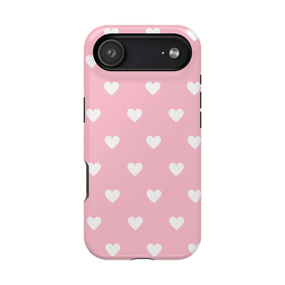 Pink Hearts iPhone Case