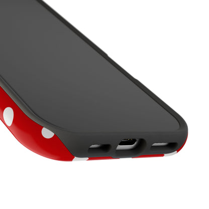 Red Polka Dots iPhone Case