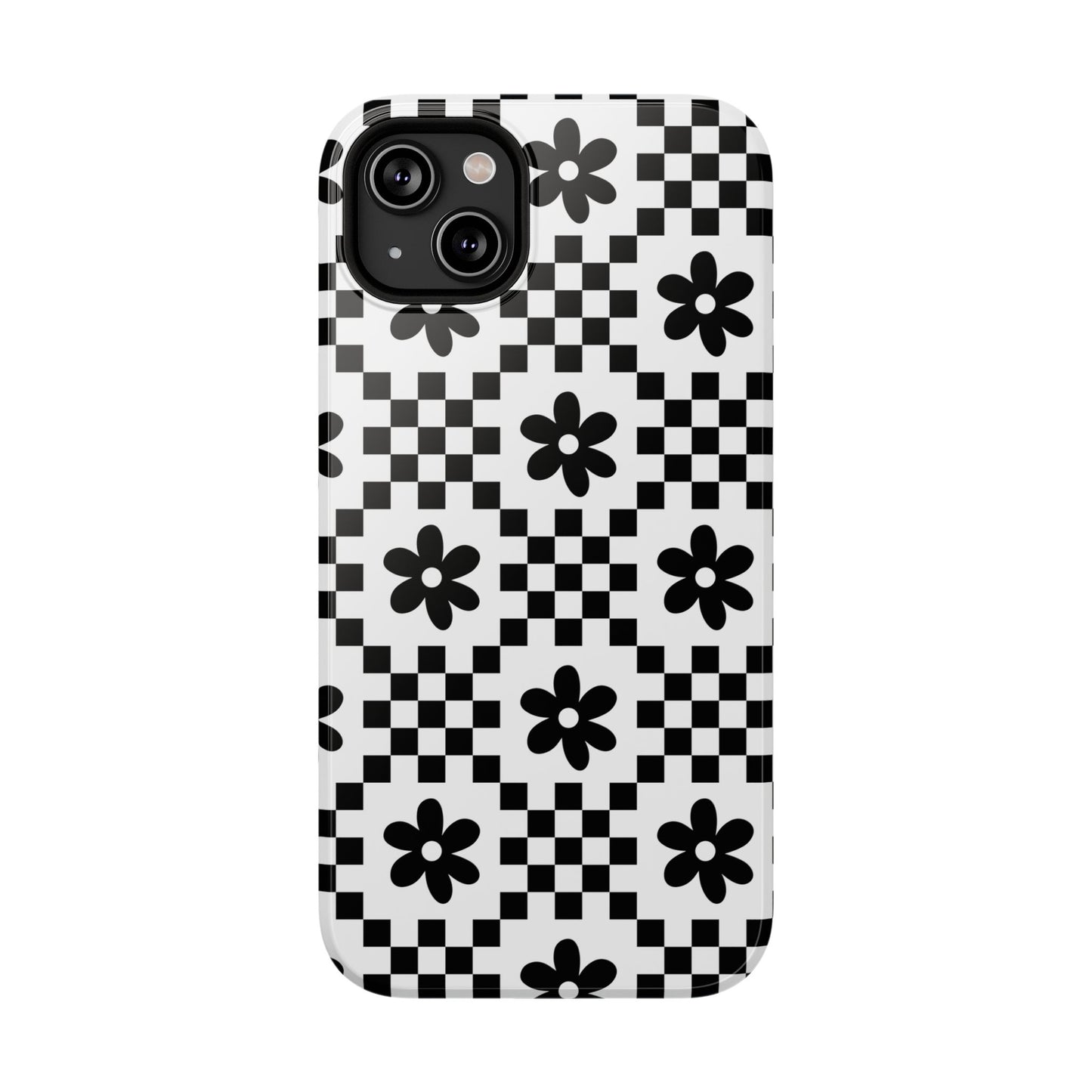 Monochrome Daisy iPhone Case