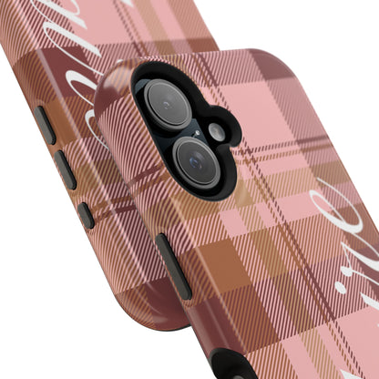 Custom Honey Plaid iPhone Case