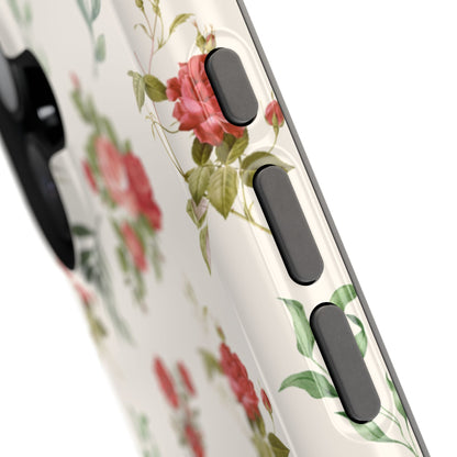 Red Vintage Roses iPhone Case