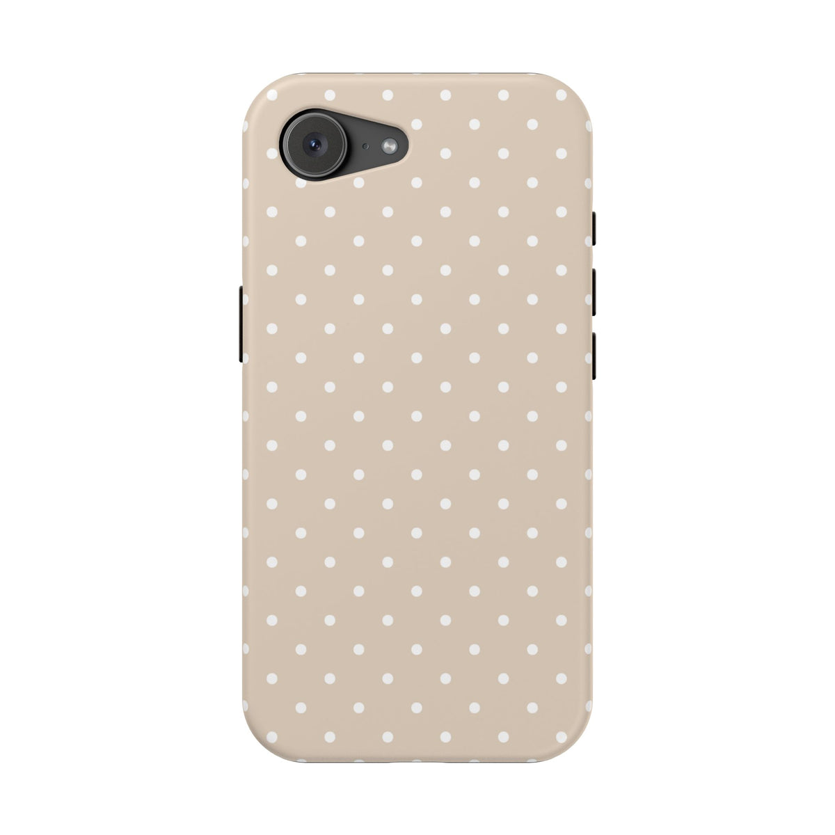 Beige Mini Dots iPhone Case