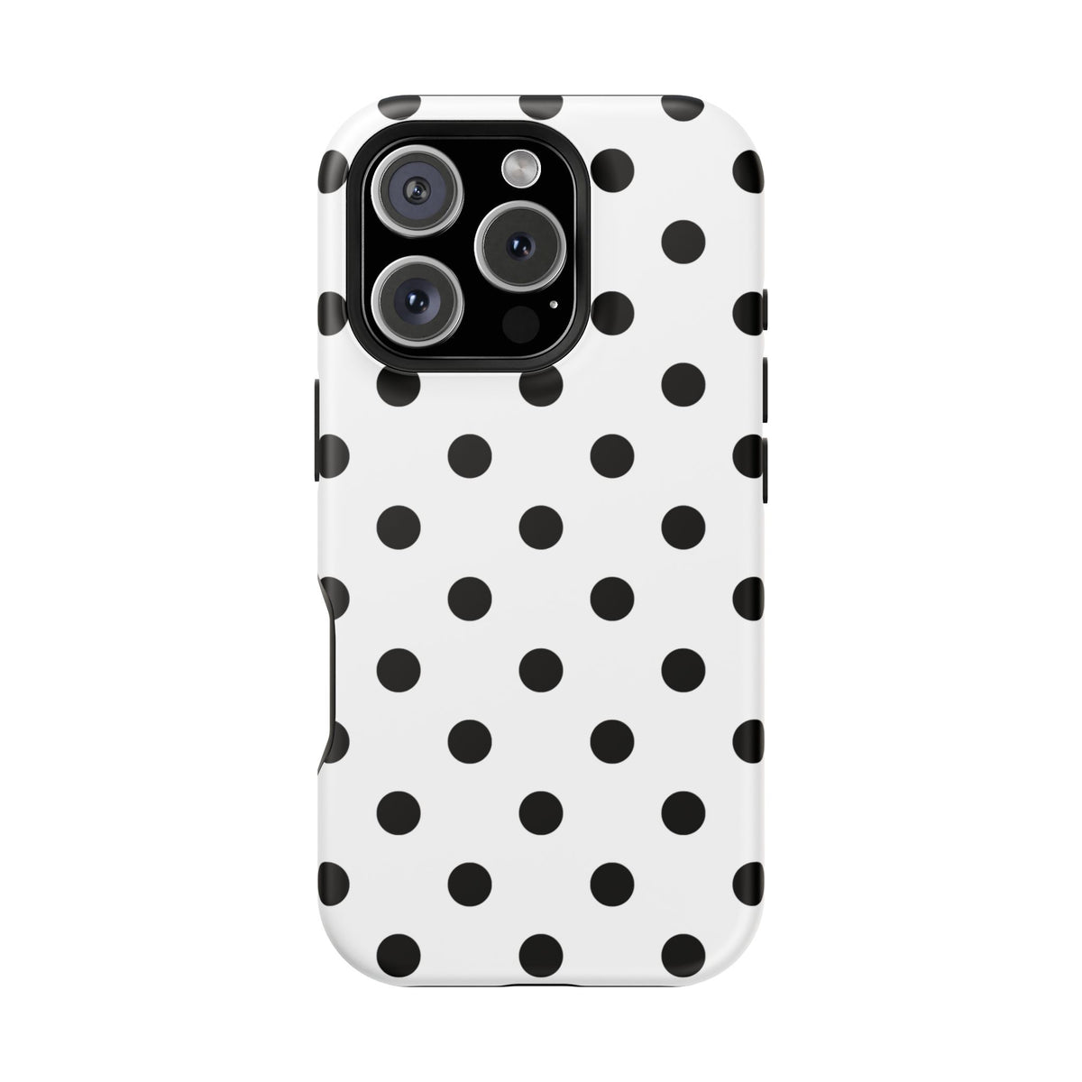 Black Polka Dots iPhone Case