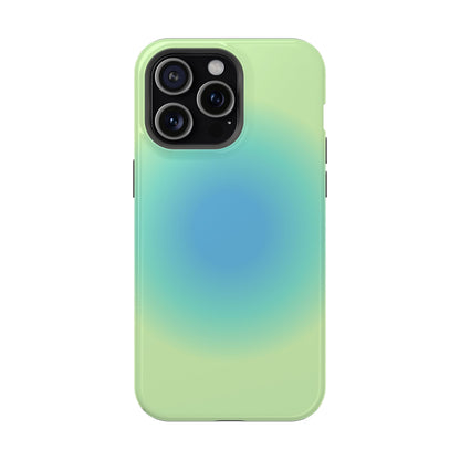 Blue & Green Aura iPhone Case