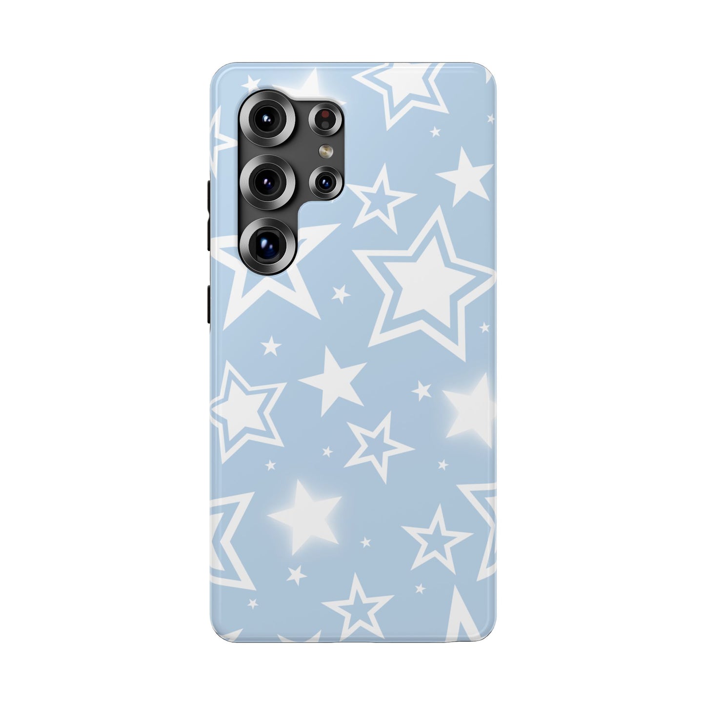 Blue Y2K Stars Samsung Case