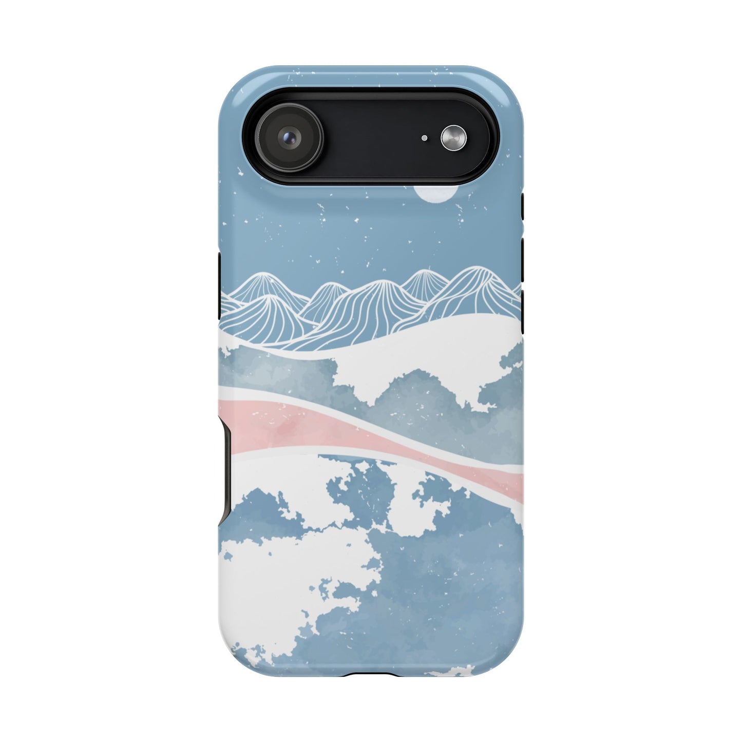 Blue Winter Night iPhone Case