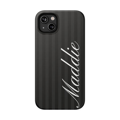 Custom Black Stripes iPhone Case