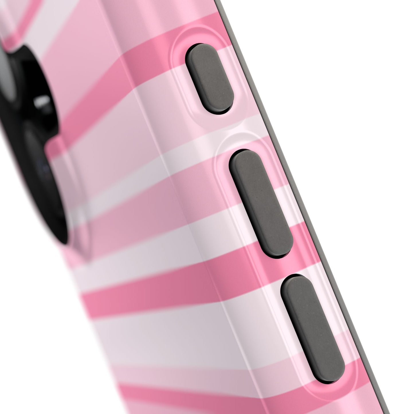 Pink Candy Stripes iPhone Case