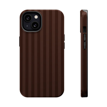 Mocha Stripes iPhone Case