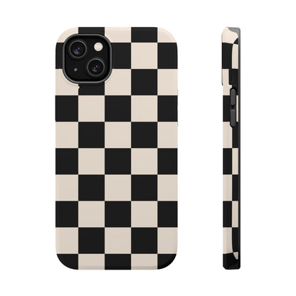 Espresso Checkered iPhone Case