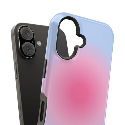 Pink & Blue Aura iPhone Case