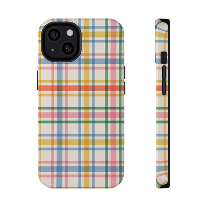 Retro Plaid iPhone Case