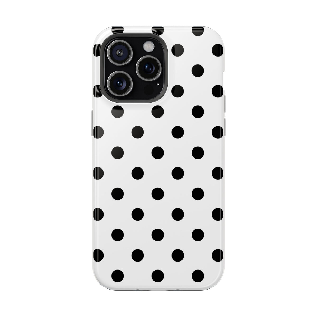 Black Polka Dots iPhone Case