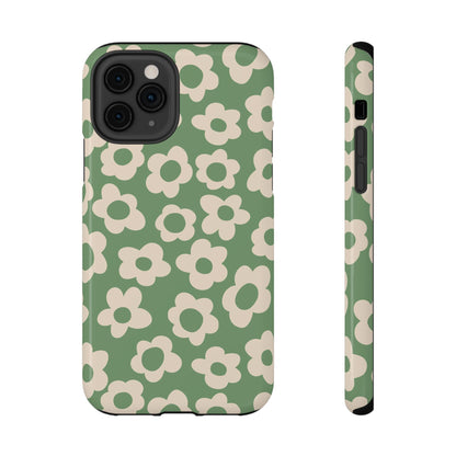 Green Las Flores iPhone Case