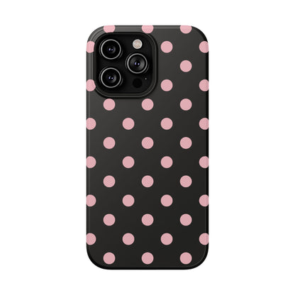 Sweet Midnight Polka Dots iPhone Case
