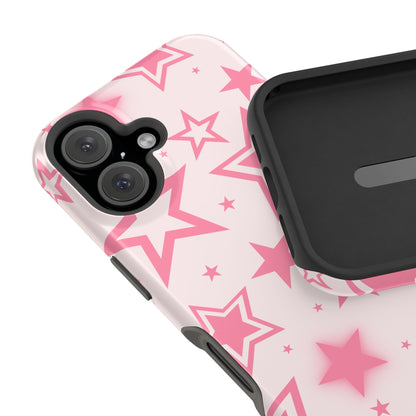 Hot Pink Stardust iPhone Case