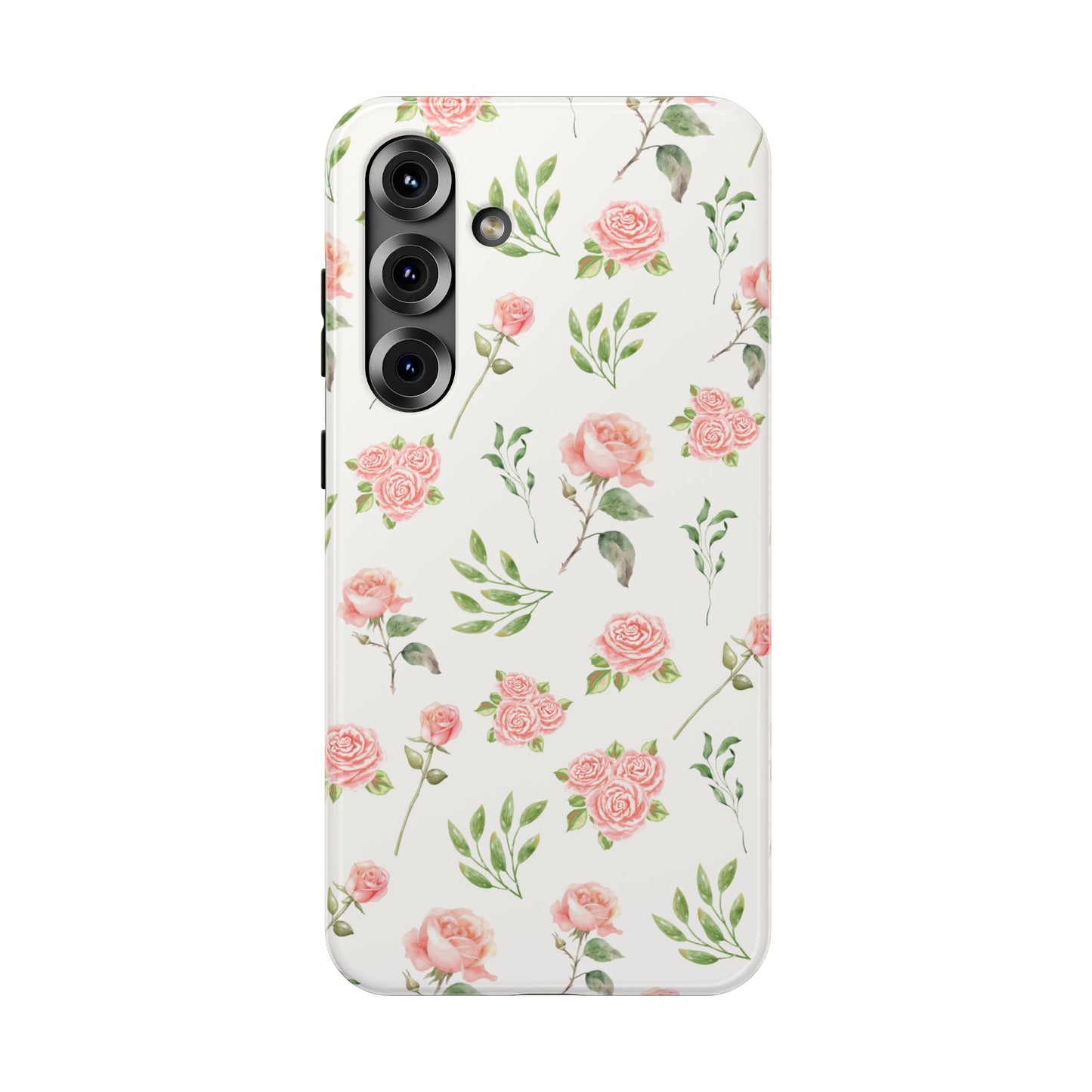 Pink Vintage Roses Samsung Case