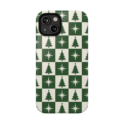Evergreen Check iPhone Case