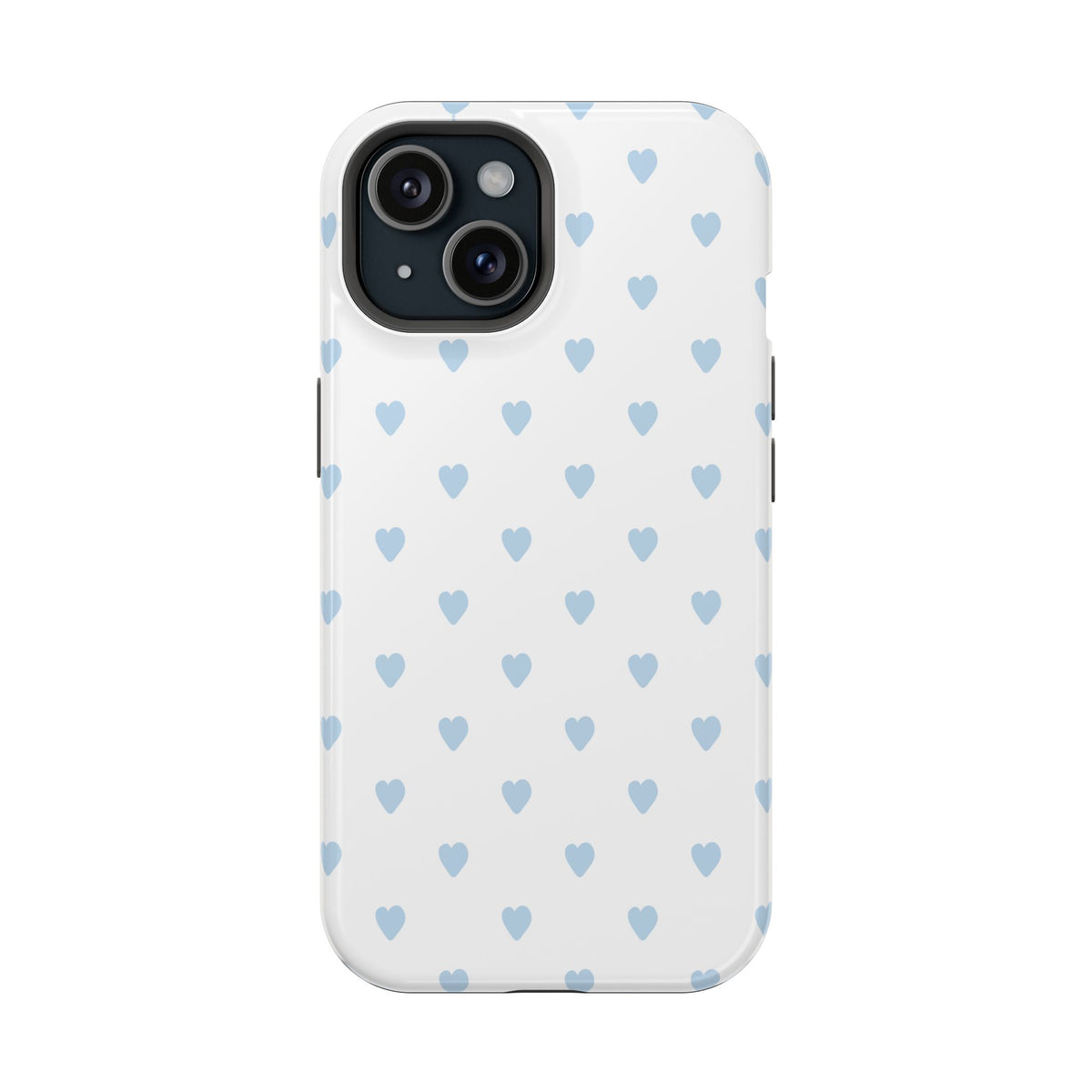 Blue Little Hearts iPhone Case