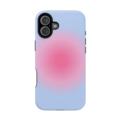 Pink & Blue Aura iPhone Case